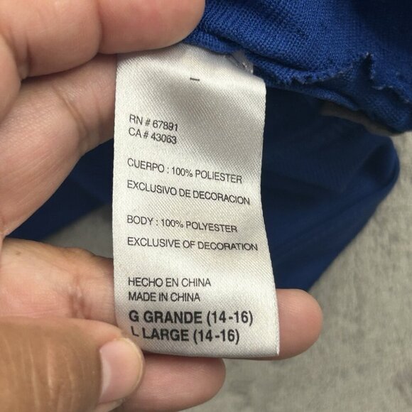 Nike Jersey Youth Boys L Blue Indianapolis Colts #12 Andrew Luck NFL On Field - Picture 10 of 13